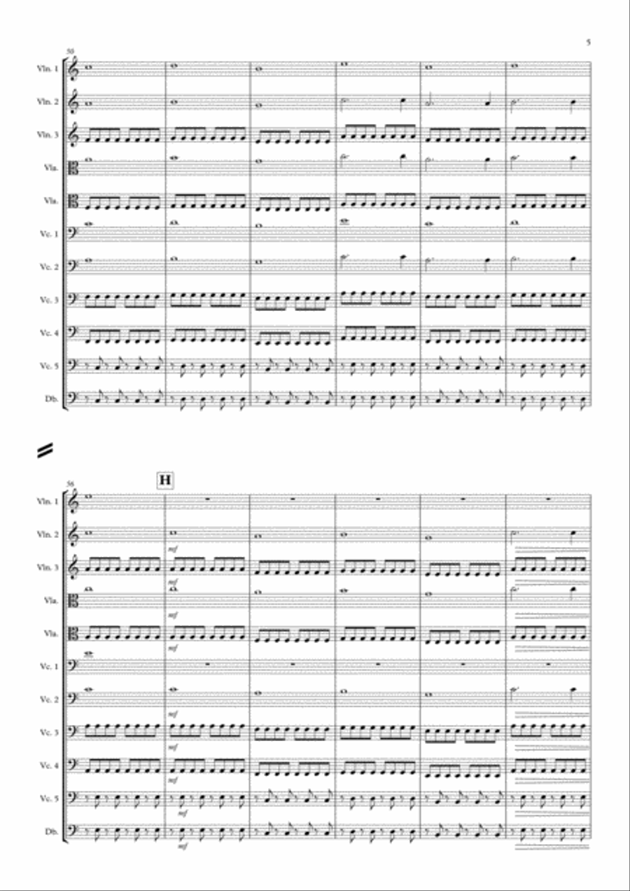 Swell - String Quintet String Quintet scores gallery preview page 5