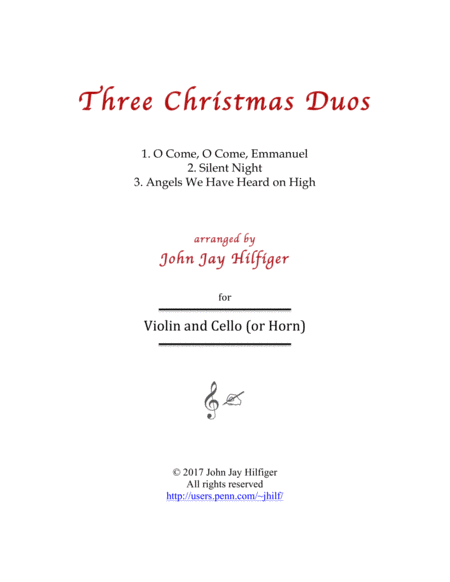 Three Christmas Duos image number null
