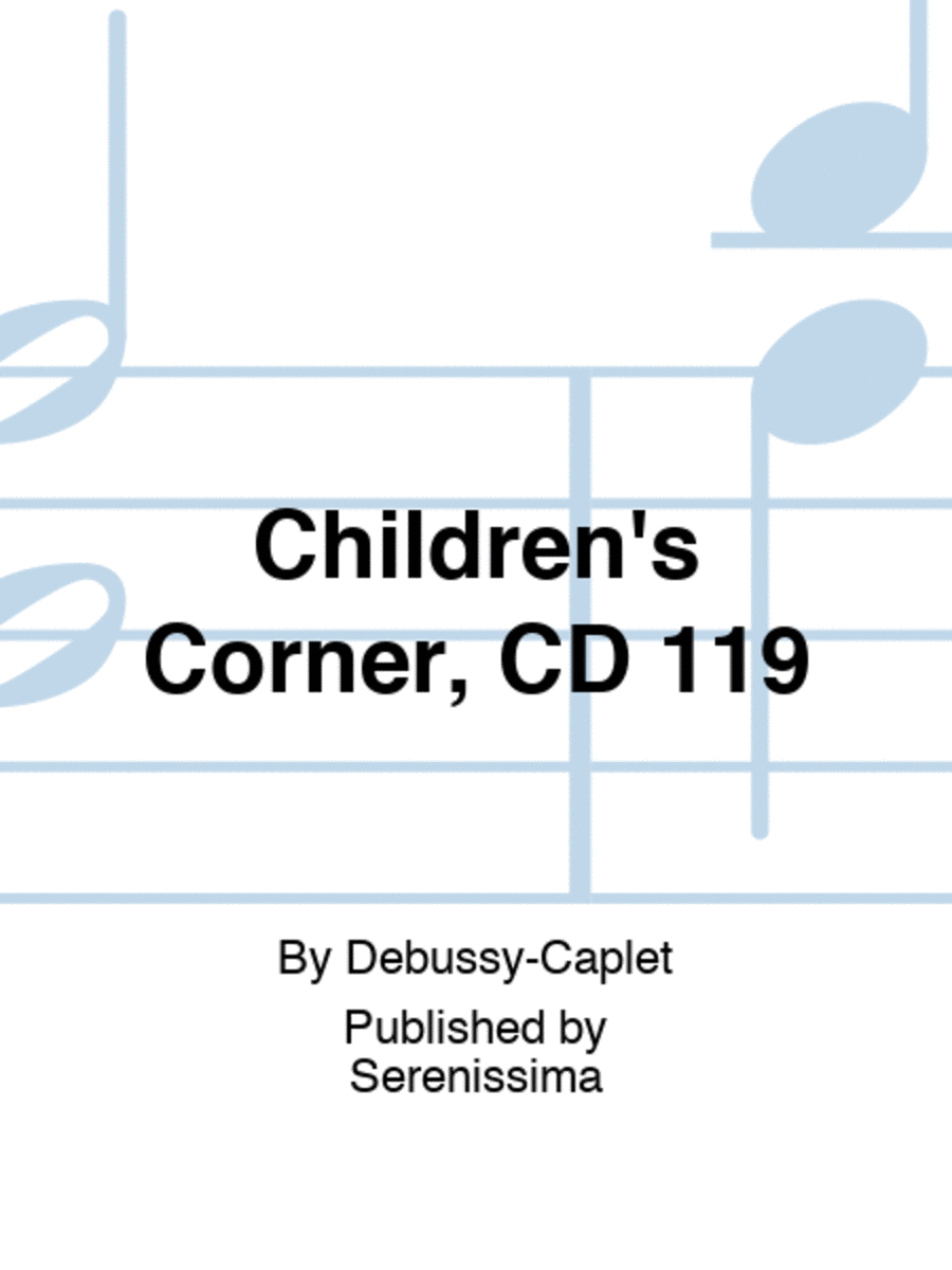 Children's Corner, CD 119 CD scores gallery preview page 1