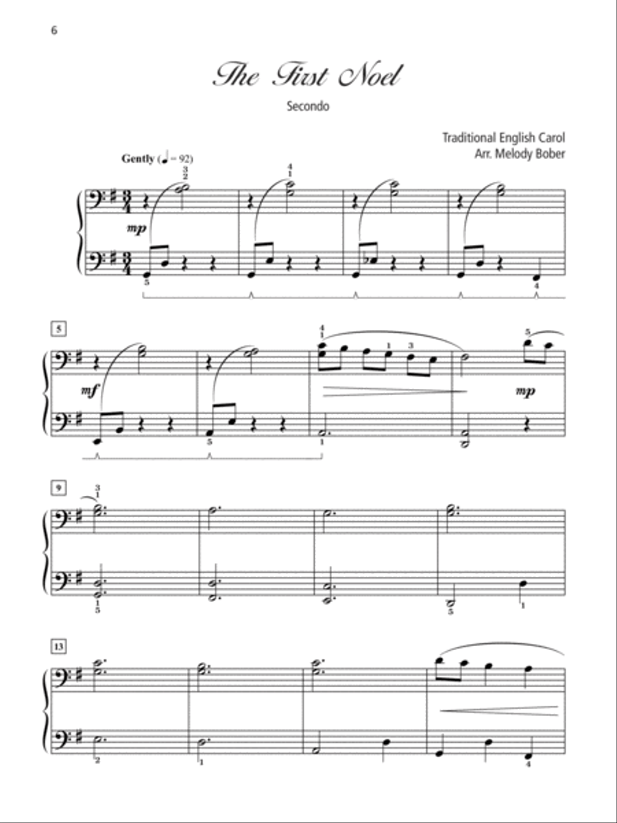 Grand Duets for Christmas 1-3 (Value Pack) Easy Piano scores gallery preview page 13