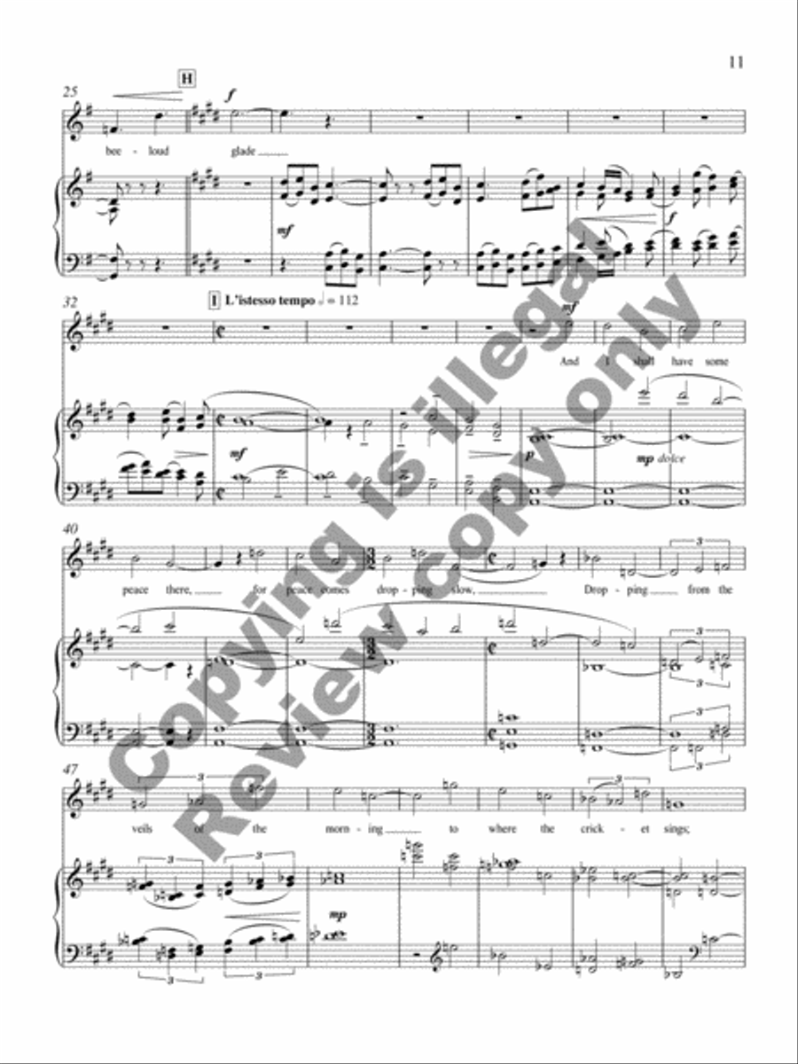 Yeats Songs (Piano/Vocal Score) image number null