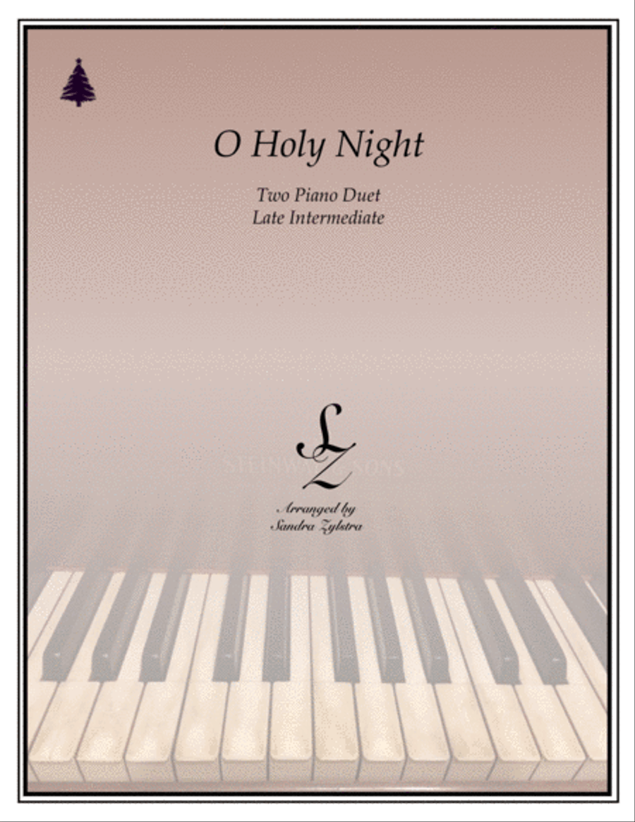 O Holy Night (2 piano duet) 2 Pianos, 4-Hands scores gallery preview page 1