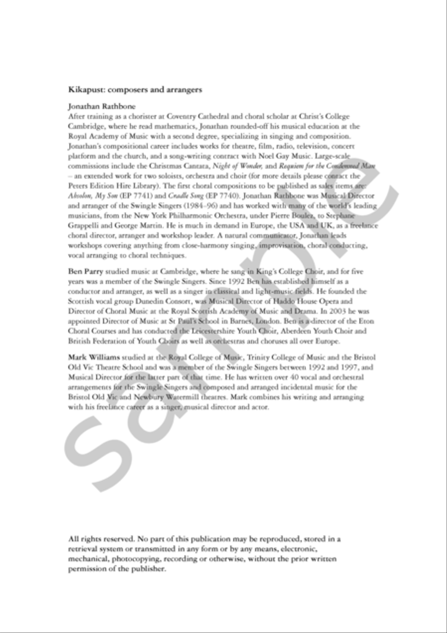 The Oxen for SAATTBB Choir SSAATTBB scores gallery preview page 3