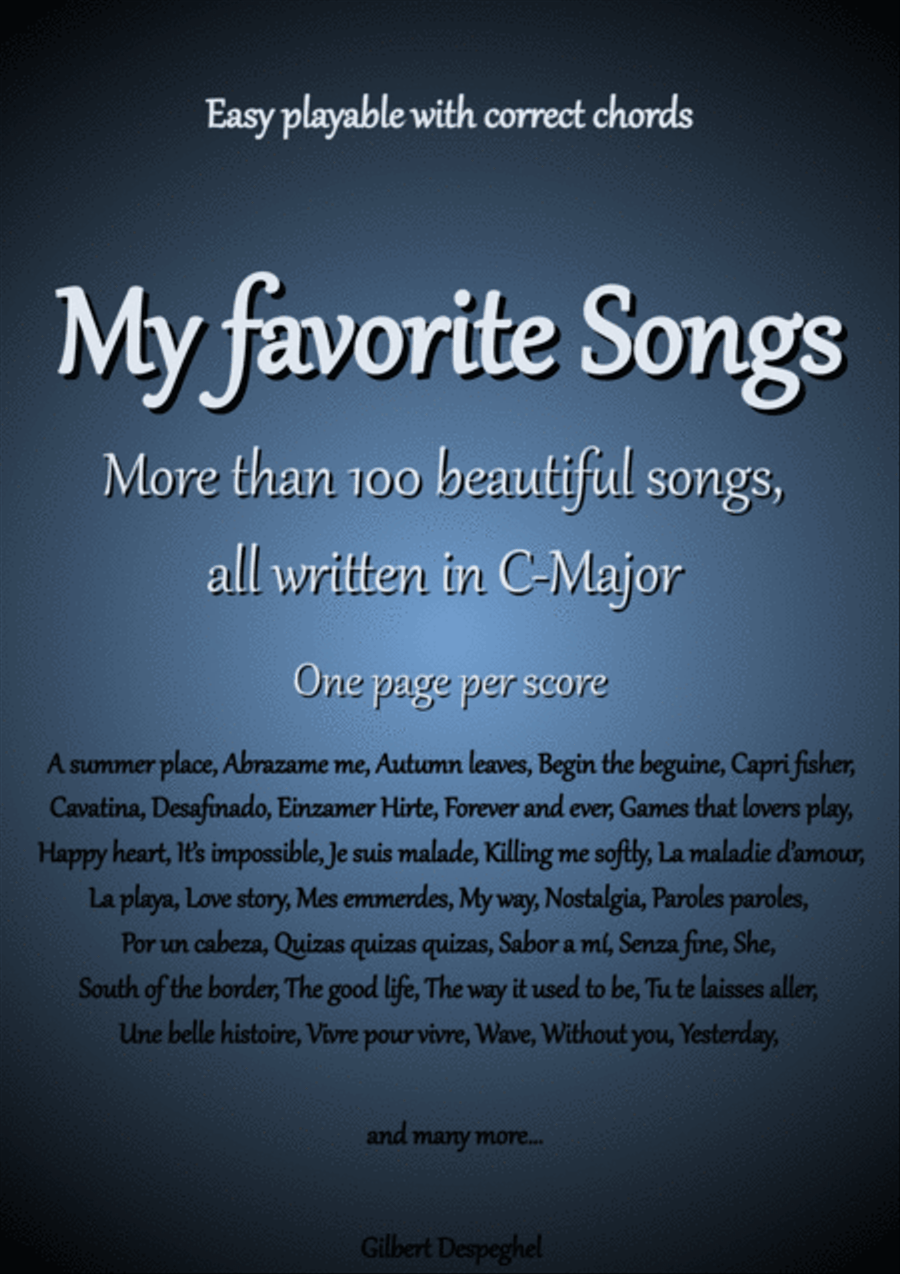 My favorite song of the world Voice scores gallery preview page 1