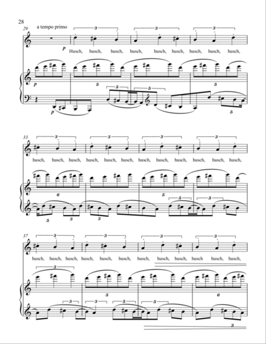 Lieder nach Meret Oppenheim Voice scores gallery preview page 5