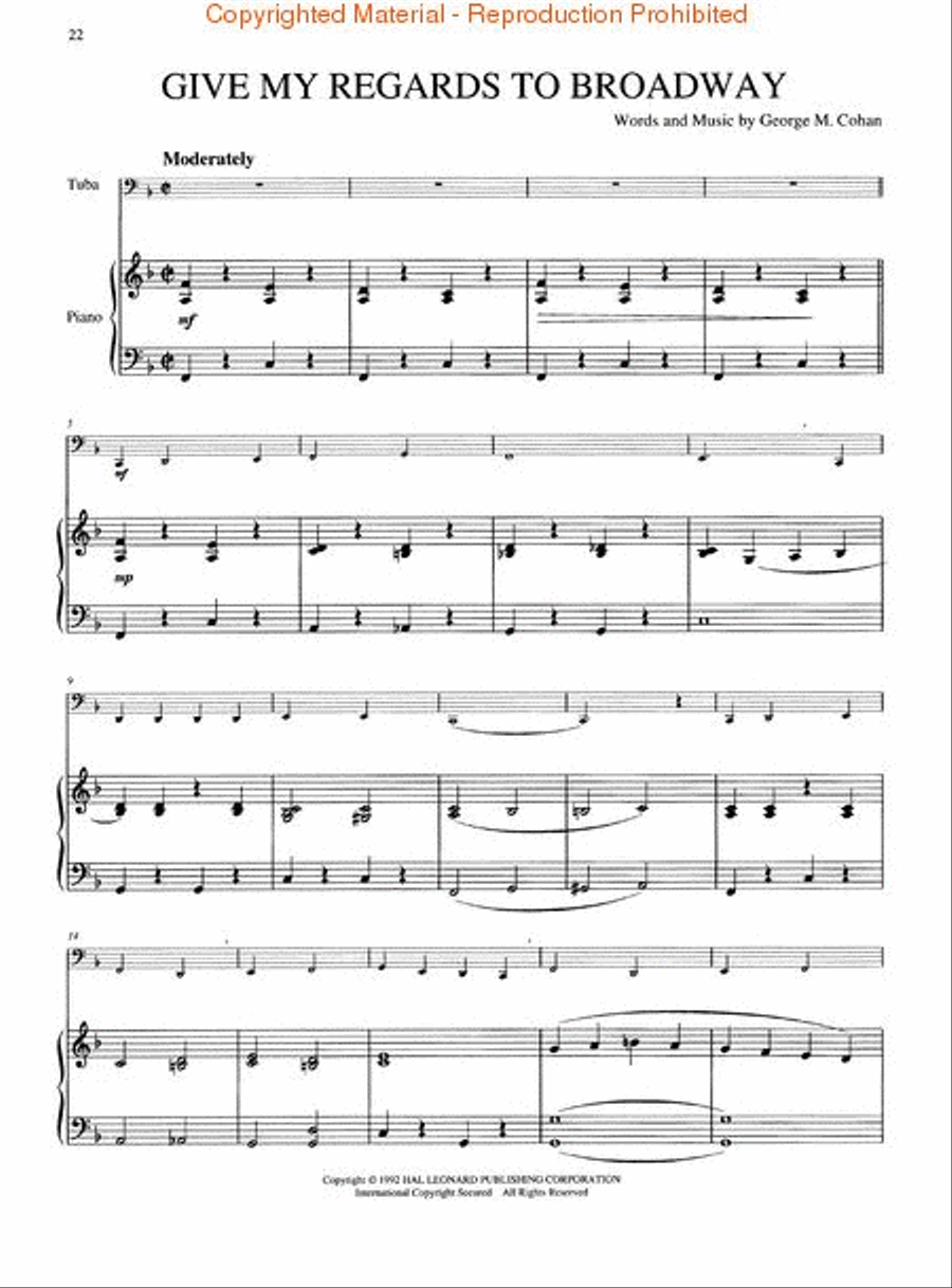 Canadian Brass Book of Beginning Tuba Solos Tuba scores gallery preview page 3