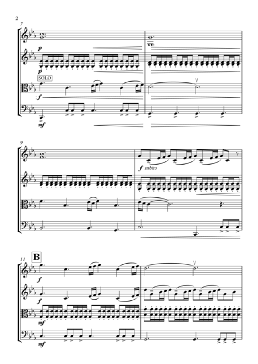 Game Of Thrones String Quartet scores gallery preview page 2
