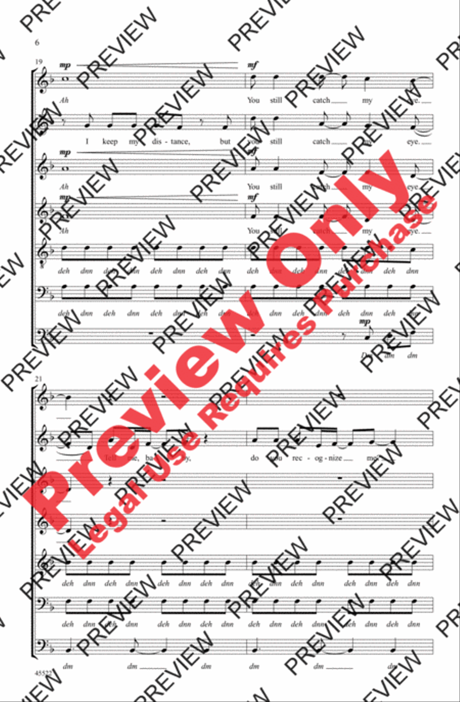 Last Christmas 4-Part scores gallery preview page 20
