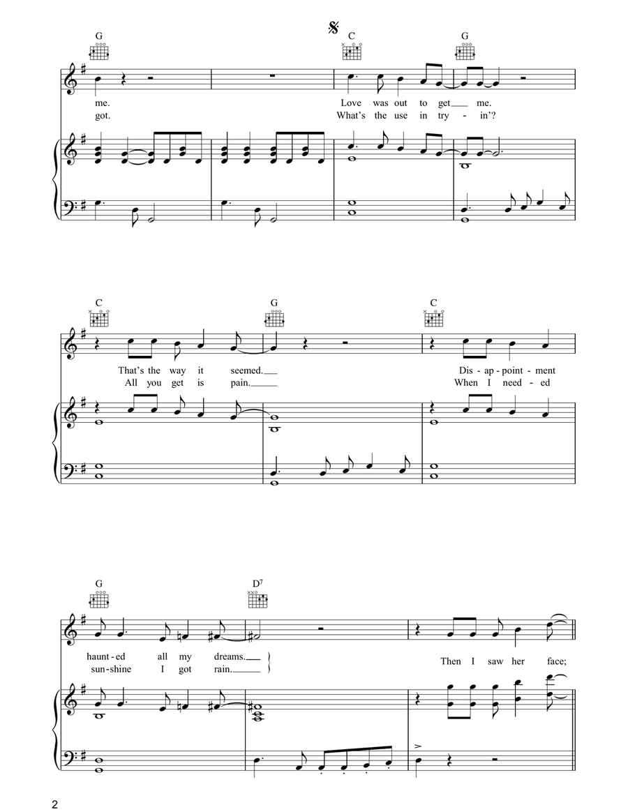 I'm A Believer Piano, Vocal, Guitar scores gallery preview page 2