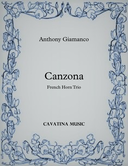 Canzona (for horn trio) image number null