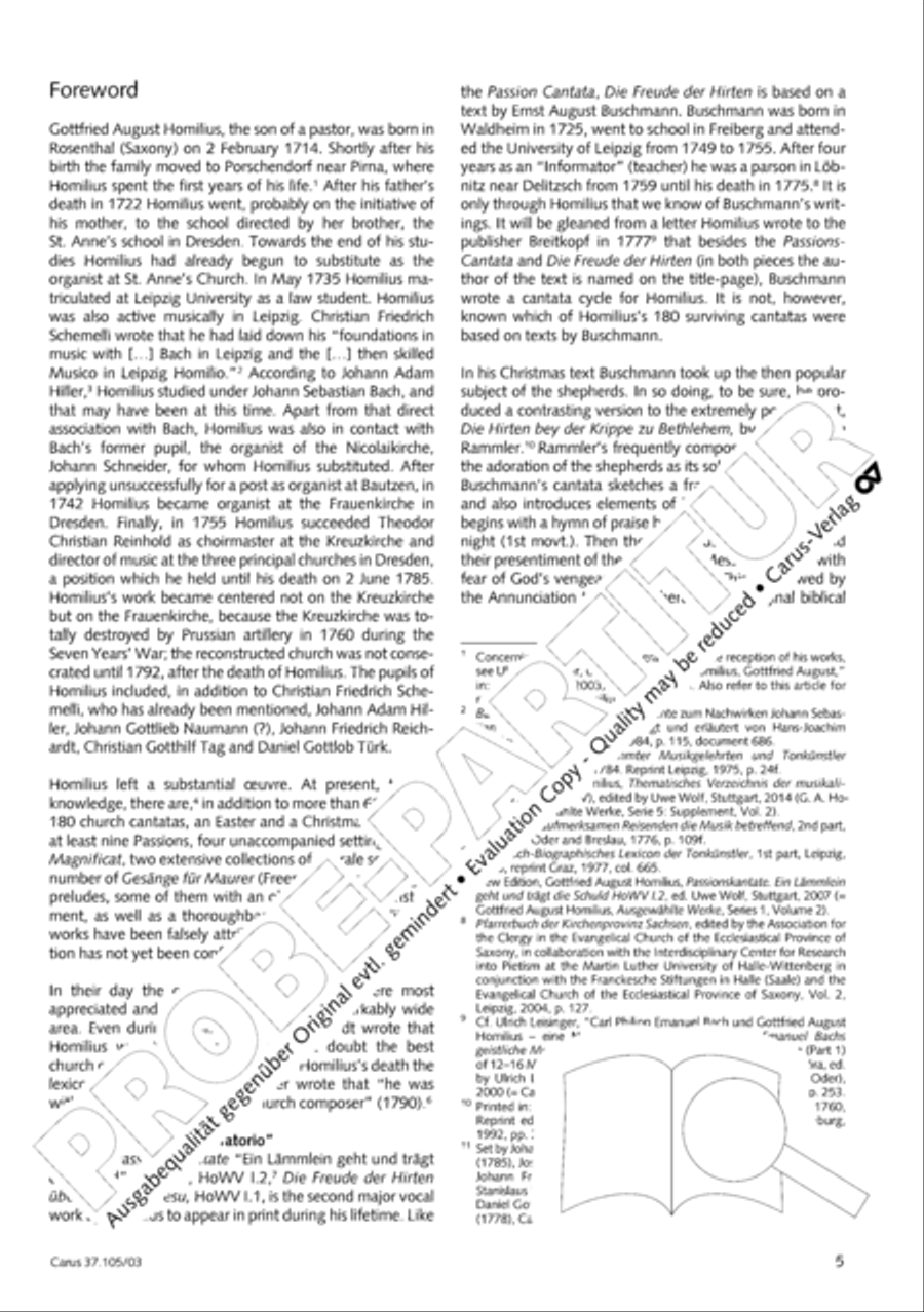 Die Freude der Hirten uber die Geburt Jesu 4-Part scores gallery preview page 6