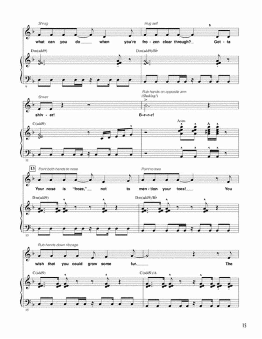 On with the Snow! Choir scores gallery preview page 4