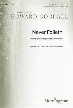 Book cover for Never faileth from Every purpose under the heaven