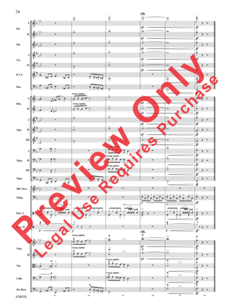 The Doors on Tour Full Orchestra scores gallery preview page 25