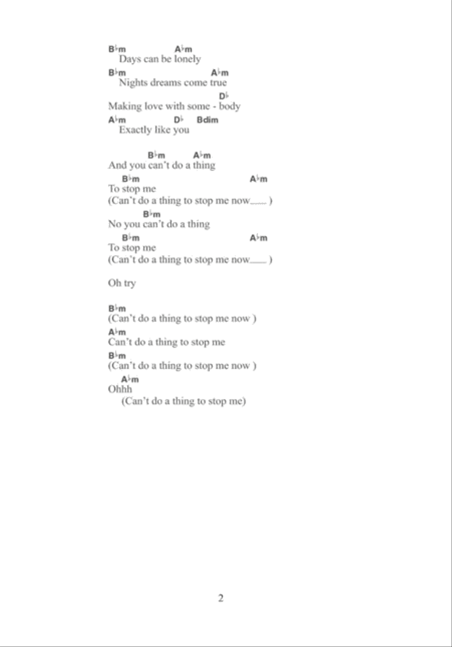 Can't Do A Thing (To Stop Me) Acoustic Guitar scores gallery preview page 2