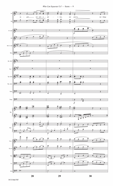 Who Can Separate Us? - Orchestral Score and CD with Printable Parts image number null