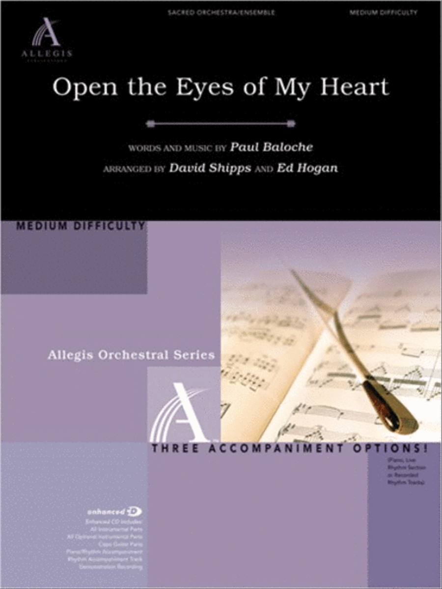 Open the Eyes of My Heart Orchestra scores gallery preview page 1