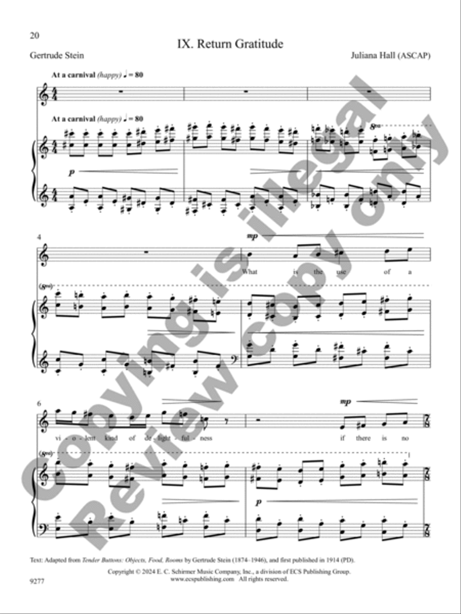 Nine Steins Soprano Voice scores gallery preview page 10