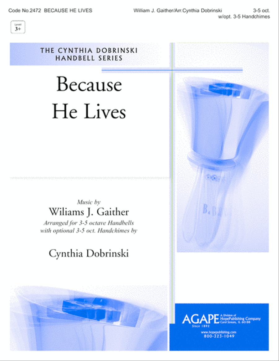 Because He Lives 5-Octaves scores gallery preview page 1