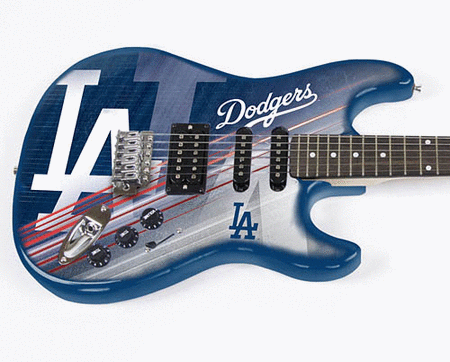 Los Angeles Dodgers Northender Guitar
