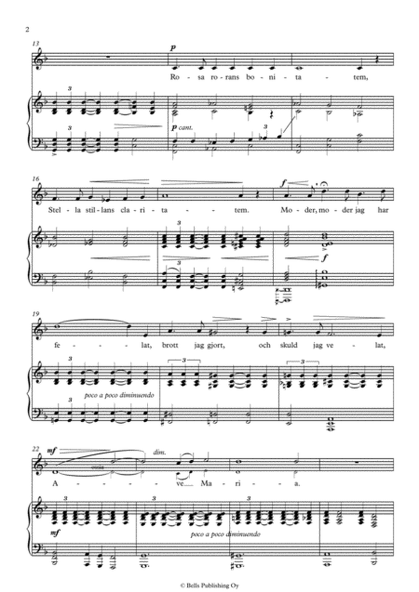 Rosa rorans bonitatem, Op. 32 No. 1 (F Major)