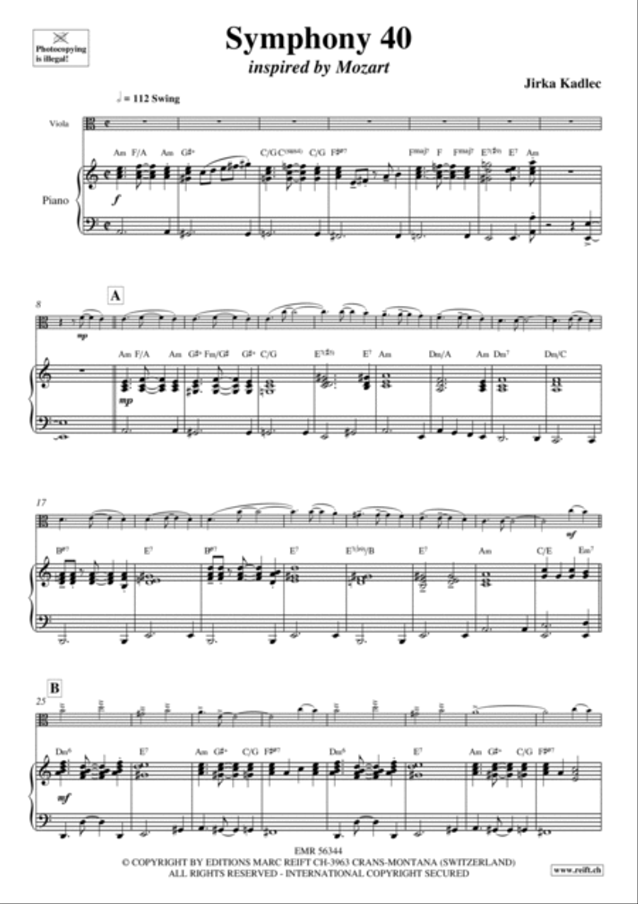 Symphony 40 Piano Accompaniment scores gallery preview page 4