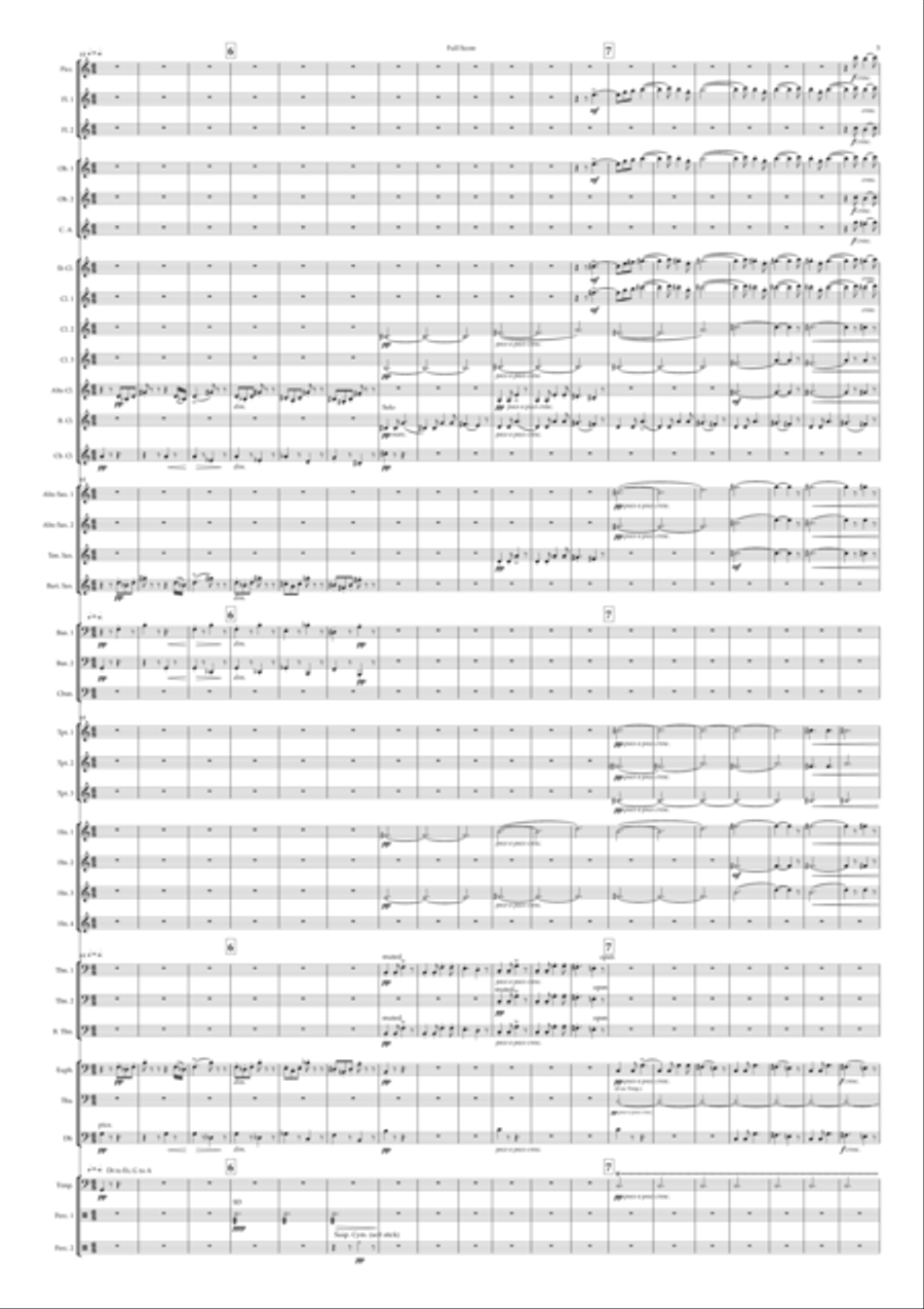 The Wreckers (Overture) Concert Band scores gallery preview page 5