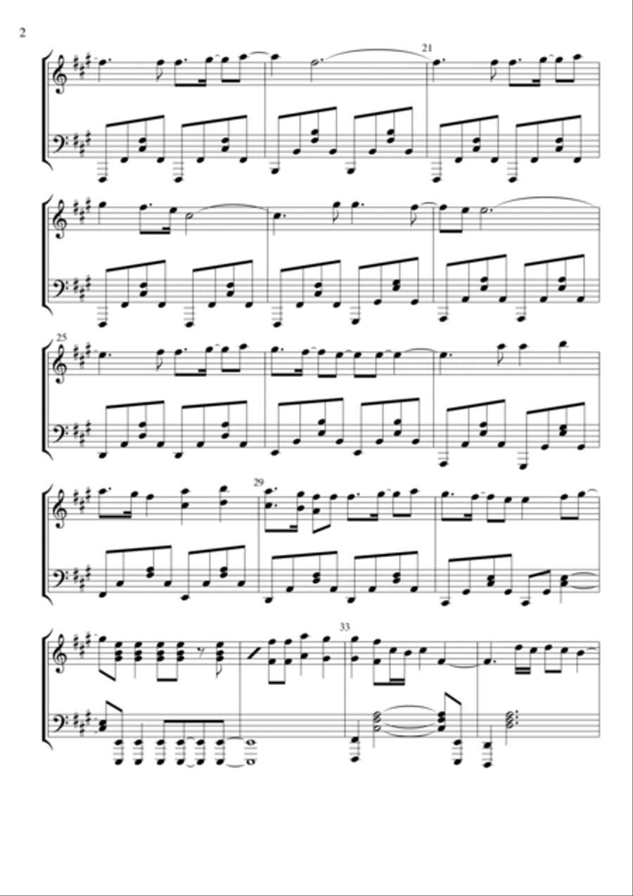 Final Countdown Piano Solo scores gallery preview page 2