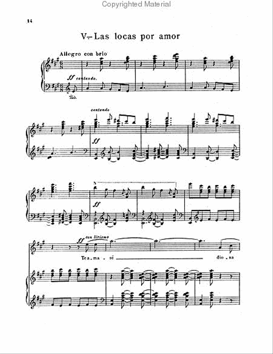 Poema En Forma De Canciones Voice scores gallery preview page 4