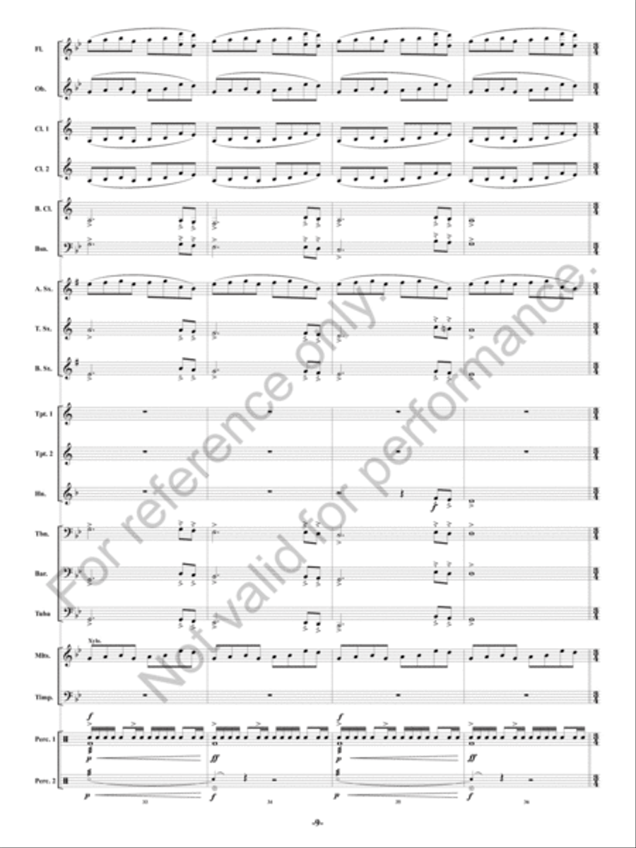Tornado Alley Tornado Alley Concert Band scores gallery preview page 10