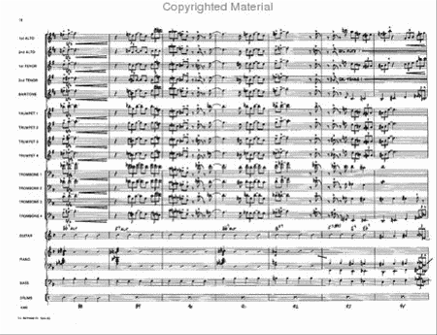 Duke It Out! Duke It Out! Jazz Ensemble scores gallery preview page 13