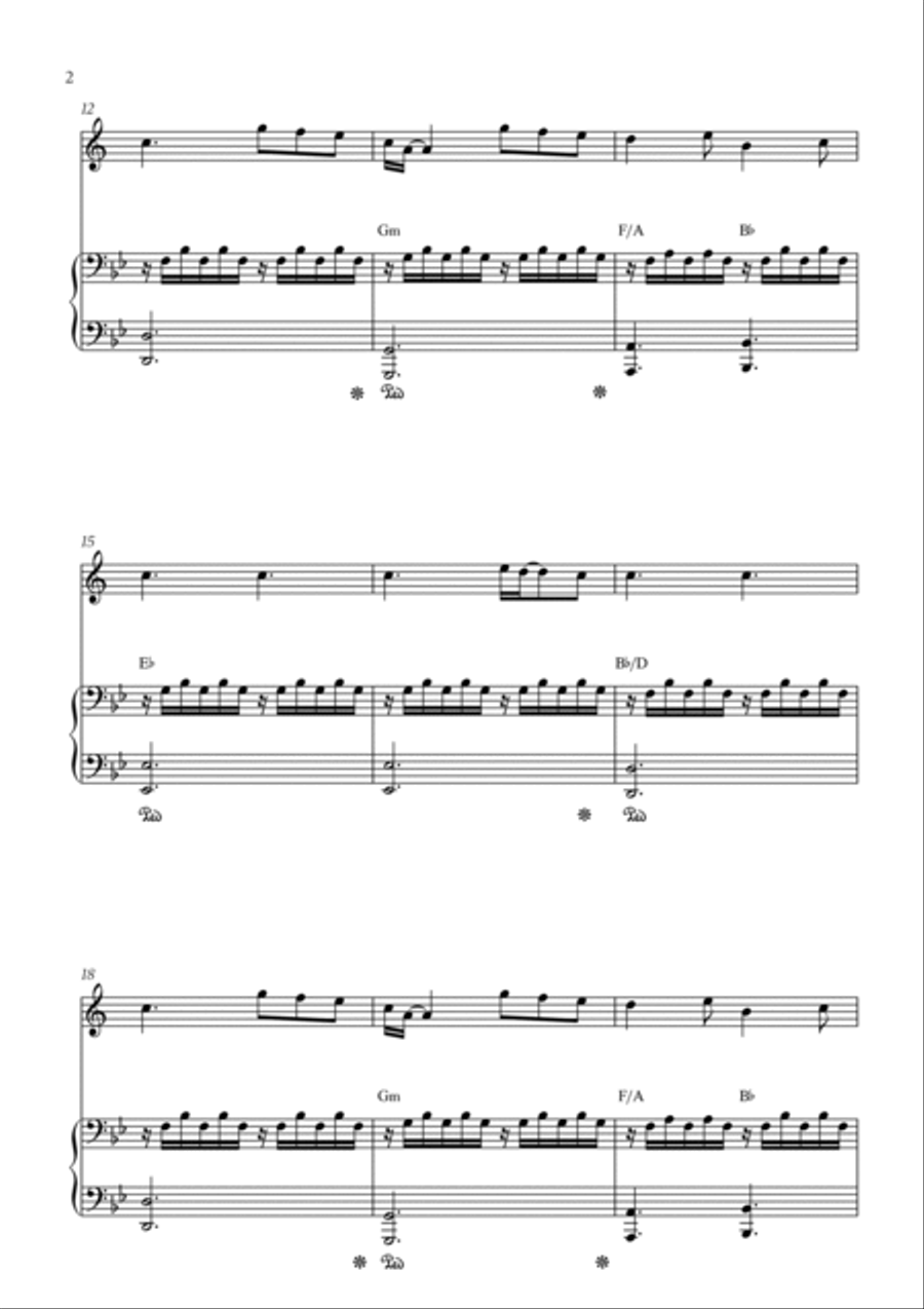 A Thousand Years Soprano Saxophone scores gallery preview page 2