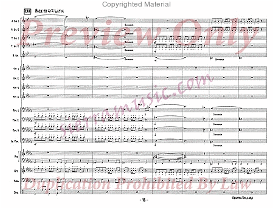 Kenton Kollage Kenton Kollage Big Band scores gallery preview page 32