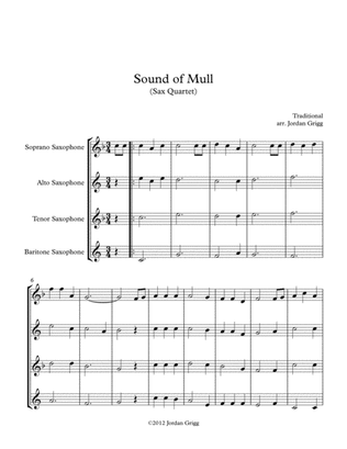 Book cover for Sound of Mull (Sax Quartet)