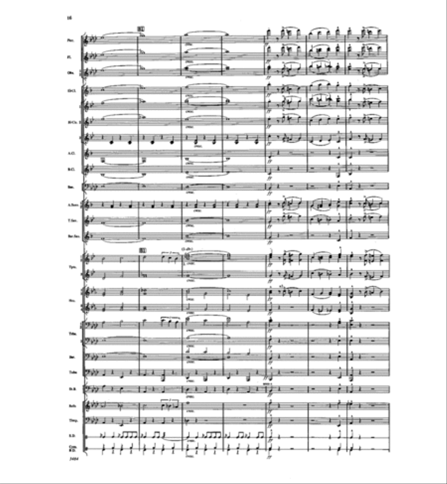 The Americans The Americans Concert Band scores gallery preview page 15