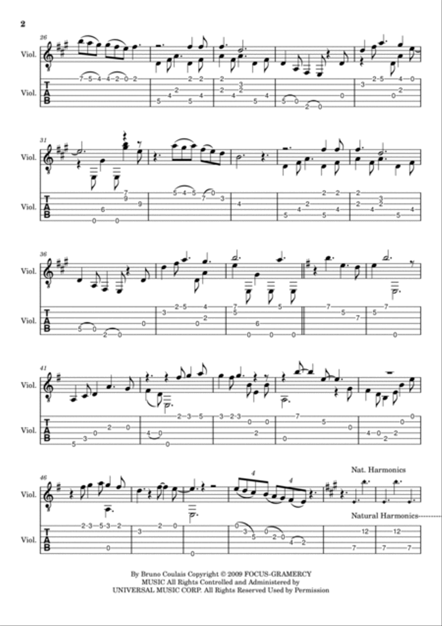 Exploration Guitar Solo scores gallery preview page 2