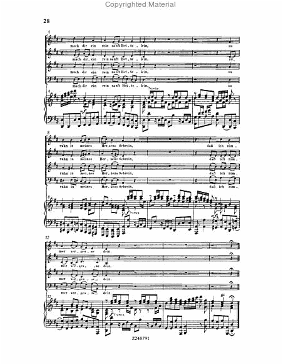 Christmas Oratorio, BWV 248 Choir scores gallery preview page 27
