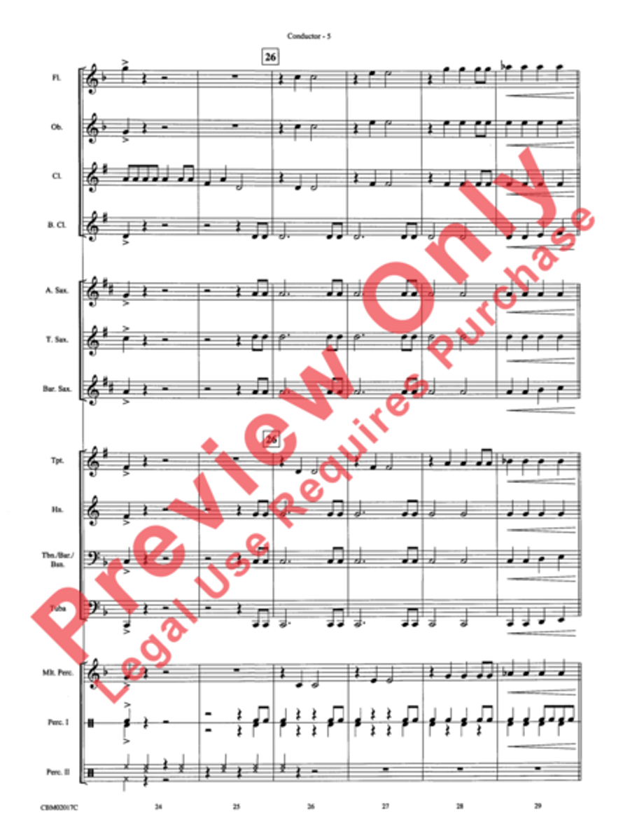 Great Balls of Fire Great Balls of Fire Concert Band scores gallery preview page 7