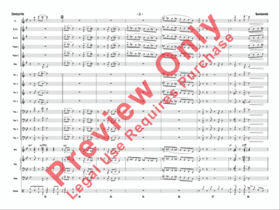 Sambeando Jazz Ensemble scores gallery preview page 14