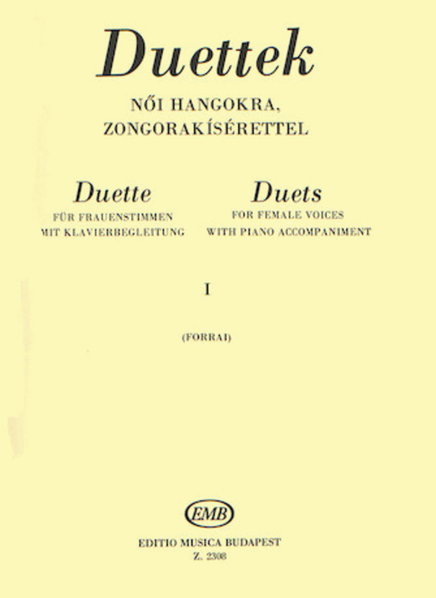 Duets for Female Voices - Volume 1: From Carissimi to Beethoven