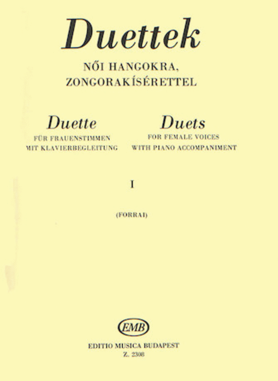 Duets for Female Voices – Volume 1: From Carissimi to Beethoven Women's Choir scores gallery preview page 1