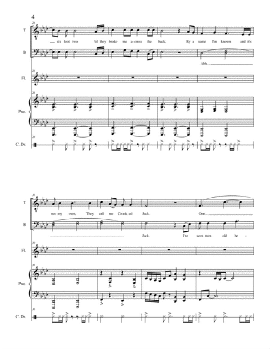 Crooked Jack Crooked Jack TTBB scores gallery preview page 4