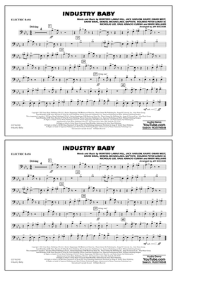 Book cover for Industry Baby (arr. Jay Bocook) - Electric Bass