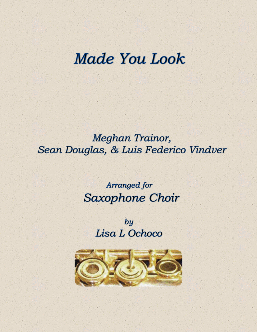 Made You Look Woodwind Ensemble scores gallery preview page 1