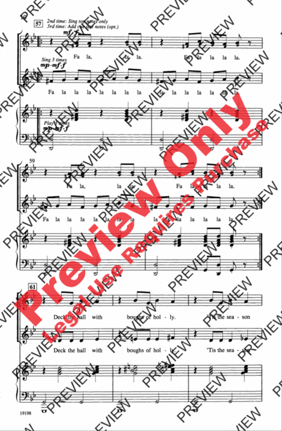 Deck the Nutcracker Hall 2-Part scores gallery preview page 9