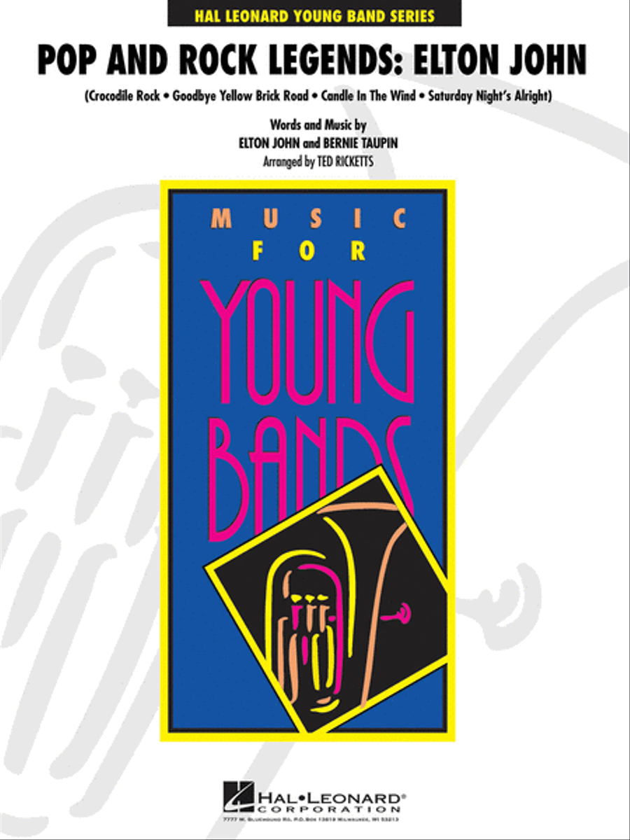 Pop and Rock Legends: Elton John Concert Band scores gallery preview page 1