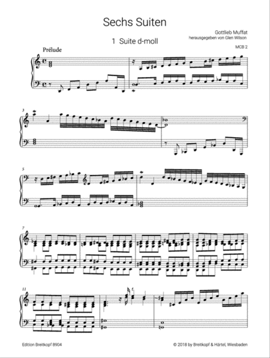 Suites for Harpsichord (Piano) Harpsichord scores gallery preview page 2