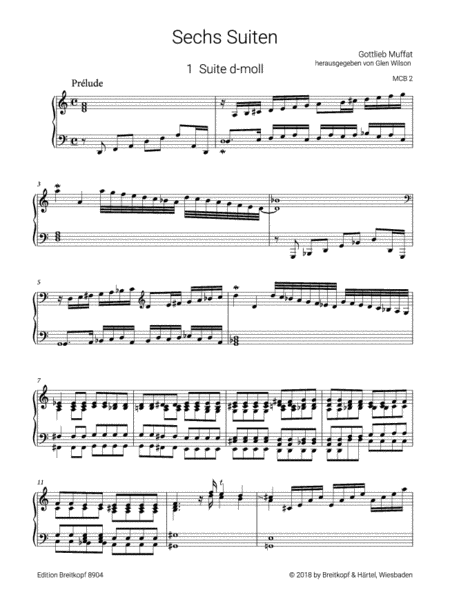 Suites for Harpsichord (Piano)