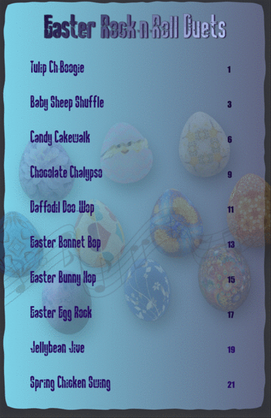 10 Easter Rock'n'Roll Duets for Violin String Duet scores gallery preview page 2