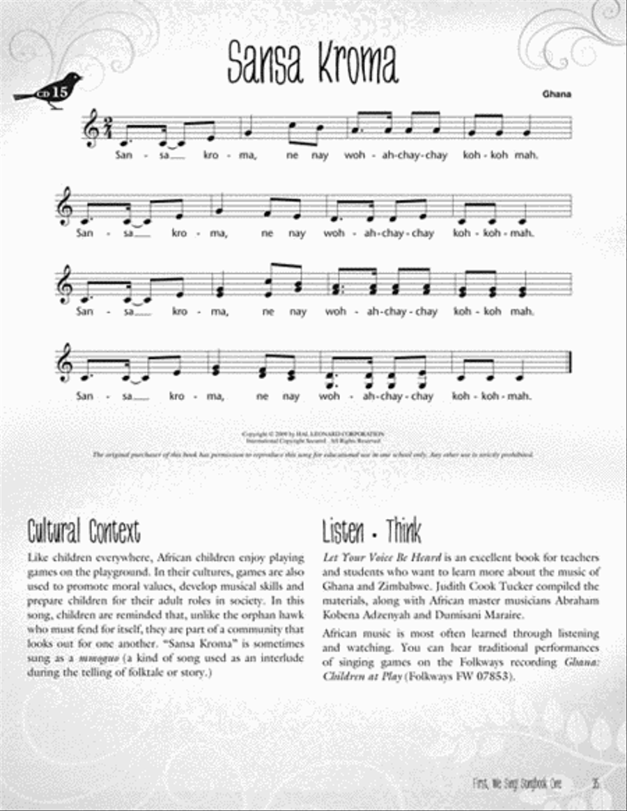 First, We Sing! Songbook One Choir scores gallery preview page 9